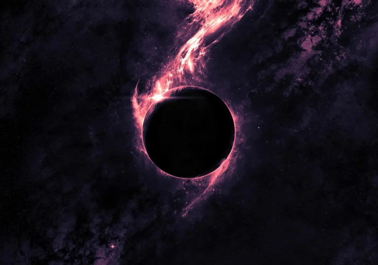 Hoyo negro en el espacio profundo como metáfora del vacío interior, el Yo que absorbe y experimenta la totalidad de la realidad de forma individual.
